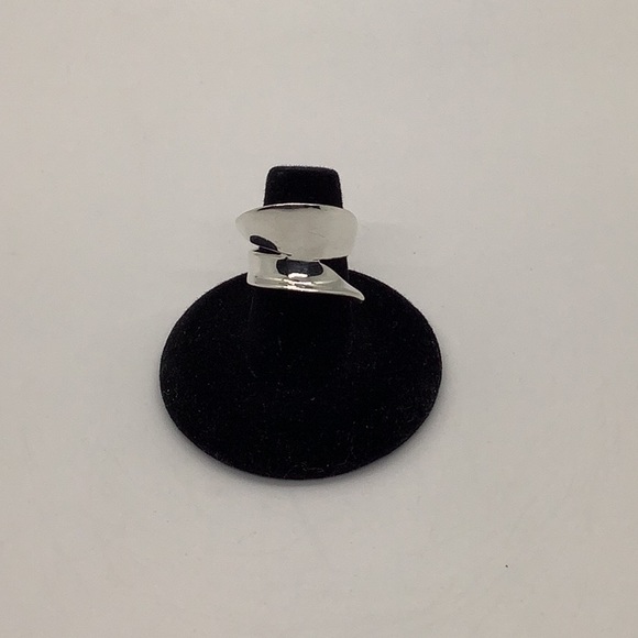 Dominique Dinouart Sterling Silver Rounded Bypass Ring - Picture 1 of 8